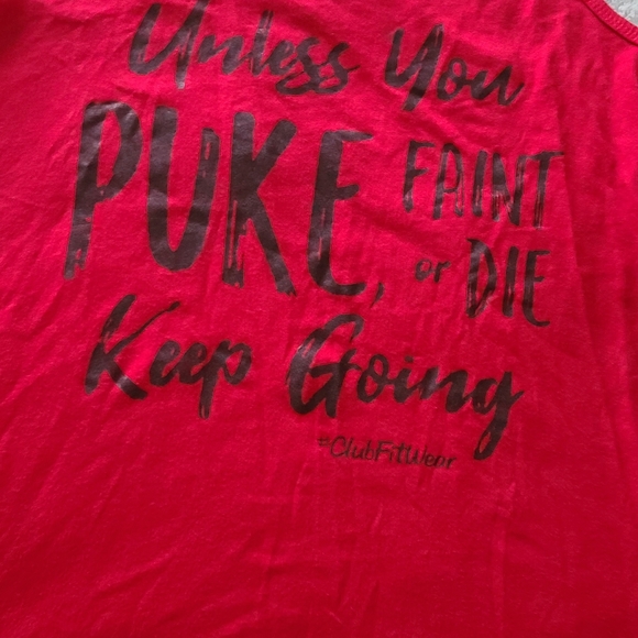 2 Tank Top Bundle Club Fittness womens Size Medium Gently used in like new cond - Picture 6 of 8